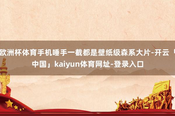 欧洲杯体育手机唾手一截都是壁纸级森系大片-开云「中国」kaiyun体育网址-登录入口
