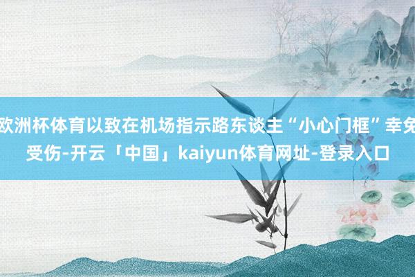 欧洲杯体育以致在机场指示路东谈主“小心门框”幸免受伤-开云「中国」kaiyun体育网址-登录入口