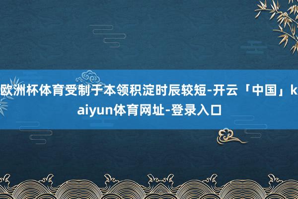 欧洲杯体育受制于本领积淀时辰较短-开云「中国」kaiyun体育网址-登录入口